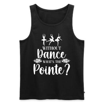 Ballet Danseuse Danse Ballerine - Débardeur bio Premium Homme - noir - Devant - AI Model Male 178 light (178cm)