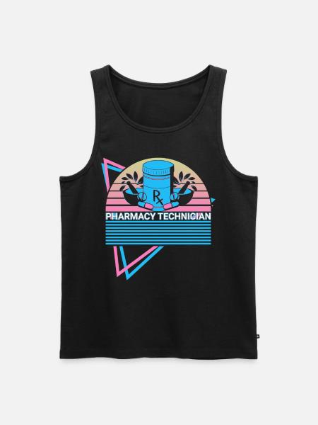 Pharmacist Retro - Men's Premium Organic Tank Top - black