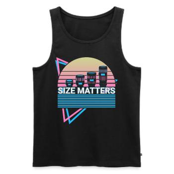 Kamera Fotografie Fotograf Retro - Männer Premium Bio Tank Top - Schwarz - Vorne - Michal (187cm)