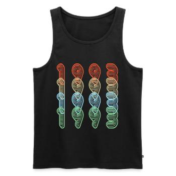 Original 1993 Geburtstag Vintage - Männer Premium Bio Tank Top - Schwarz - Vorne - Michal (187cm)