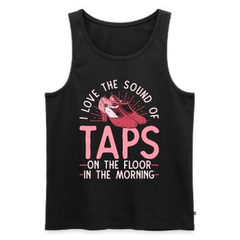 Tap Dance Tap Dancer Tap Dancer - Men's Premium Organic Tank Top - black - Front - AI Model Male 178 light (178cm)