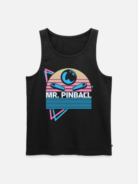 Mr. Flipper Retro - Men's Premium Organic Tank Top - black