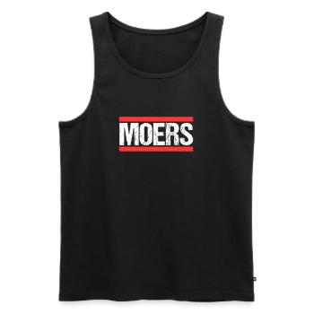 Moerserin Moerser Moers - Men's Premium Organic Tank Top - black - Front - Michal (187cm)