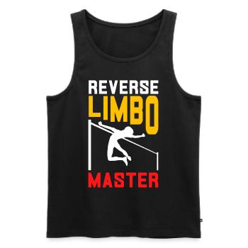 Stabhochsprung Stabhochspringer - Männer Premium Bio Tank Top - Schwarz - Vorne - AI Model Male 178 light (178cm)