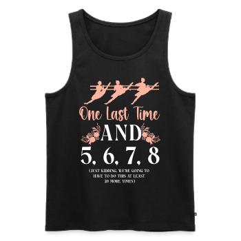 Ballet Dancer Dance Girl Ballerina - Männer Premium Bio Tank Top - Schwarz - Vorne - AI Model Male 178 light (178cm)