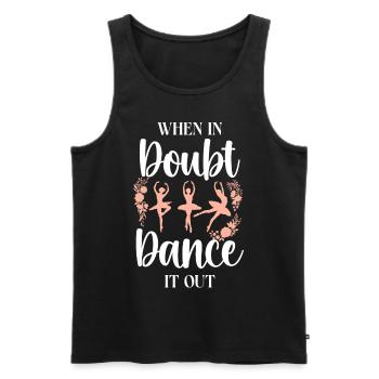 Ballet Dancer Dance Girl Ballerina - Männer Premium Bio Tank Top - Schwarz - Vorne - AI Model Male 178 light (178cm)