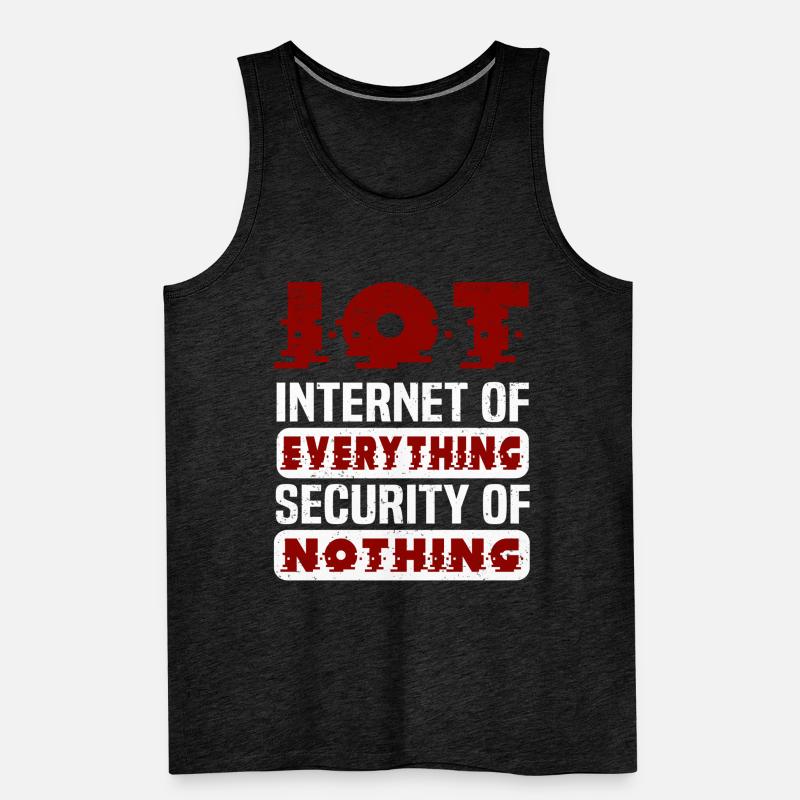 Internet des objets Programmeur IOT Admin IT Débardeur bio Premium Homme