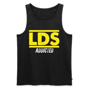Lustiger Mormonen-Heilige der Letzten Tage Mission - Männer Premium Bio Tank Top - Schwarz - Vorne - AI Model Male 178 light (178cm)