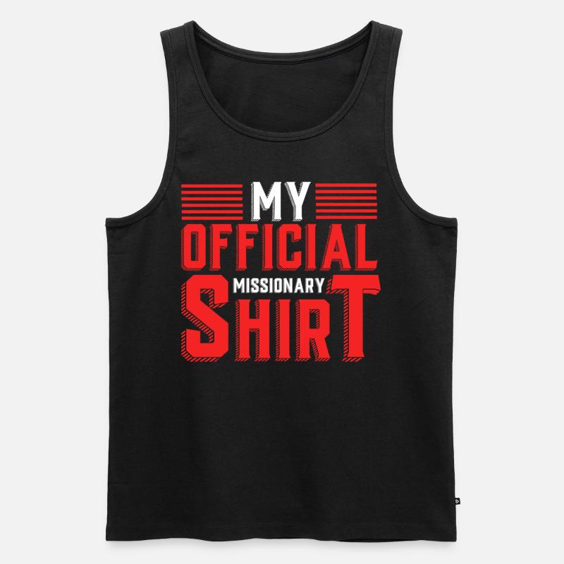Mormonen LDS - Männer Premium Bio Tank Top - Schwarz