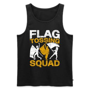 Color Guard Colorguard Flag Tossing Squad - Männer Premium Bio Tank Top - Schwarz - Vorne - AI Model Male 178 light (178cm)
