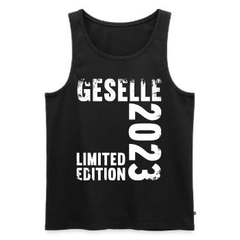 Geselle Gesellenprüfung bestanden Gesellen - Männer Premium Bio Tank Top - Schwarz - Vorne - AI Model Male 178 light (178cm)