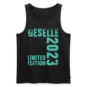 Geselle Gesellenprüfung bestanden Gesellen - Männer Premium Bio Tank Top - Schwarz - Vorne - AI Model Male 178 light (178cm)