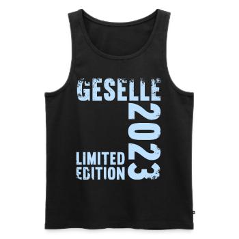 Geselle Gesellenprüfung bestanden Gesellen - Männer Premium Bio Tank Top - Schwarz - Vorne - AI Model Male 178 light (178cm)