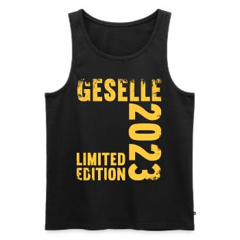 Geselle Gesellenprüfung bestanden Gesellen - Männer Premium Bio Tank Top - Schwarz - Vorne - AI Model Male 178 light (178cm)