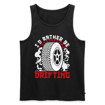 Live Love Drift Motorsport Auto Tuning Automotive - Men's Premium Organic Tank Top - black - Front - Michal (187cm)
