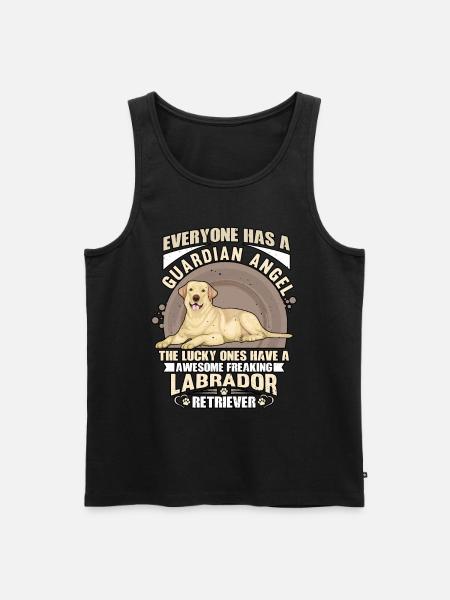 Labrador Funny Saying - Men's Premium Organic Tank Top - black