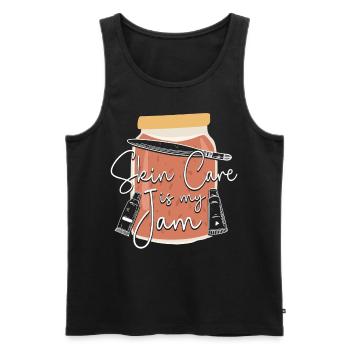 Cute Licensed Esthetician Skincare - Männer Premium Bio Tank Top - Schwarz - Vorne - Michal (187cm)