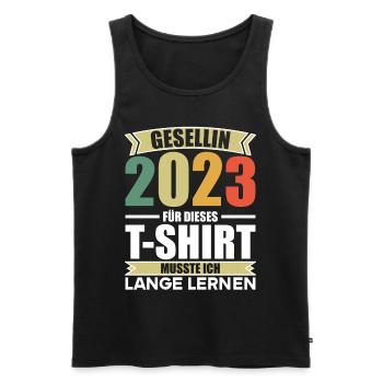 Companion Journeyman's exam passed Companion - Men's Premium Organic Tank Top - black - Front - Michal (187cm)