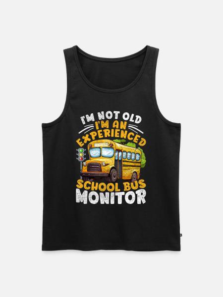 Schulbusfahrer Busfahrer Busbegleiter - Männer Premium Bio Tank Top - Schwarz
