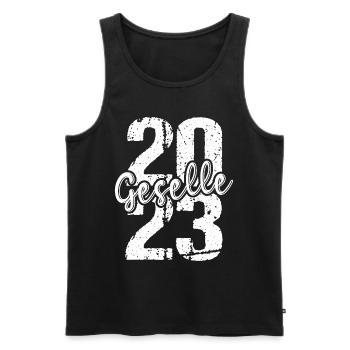 Geselle Gesellenprüfung bestanden Gesellen - Männer Premium Bio Tank Top - Schwarz - Vorne - AI Model Male 178 light (178cm)