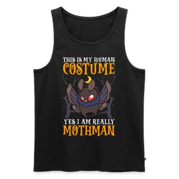 Kryptide Folklore - Männer Premium Bio Tank Top - Schwarz - Vorne - AI Model Male 178 light (178cm)