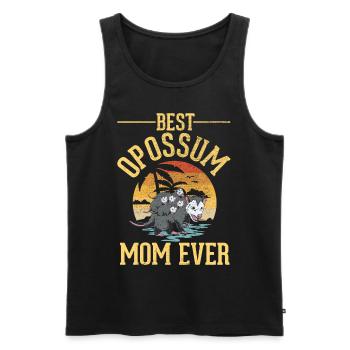 Meilleur Marsupial Possum Mama - Débardeur bio Premium Homme - noir - Devant - Michal (187cm)
