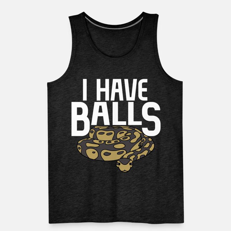 Kugelpython Schlange Männer Premium Bio Tank Top