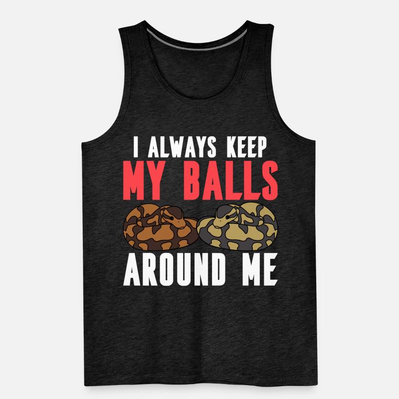 Serpent python boule Débardeur bio Premium Homme