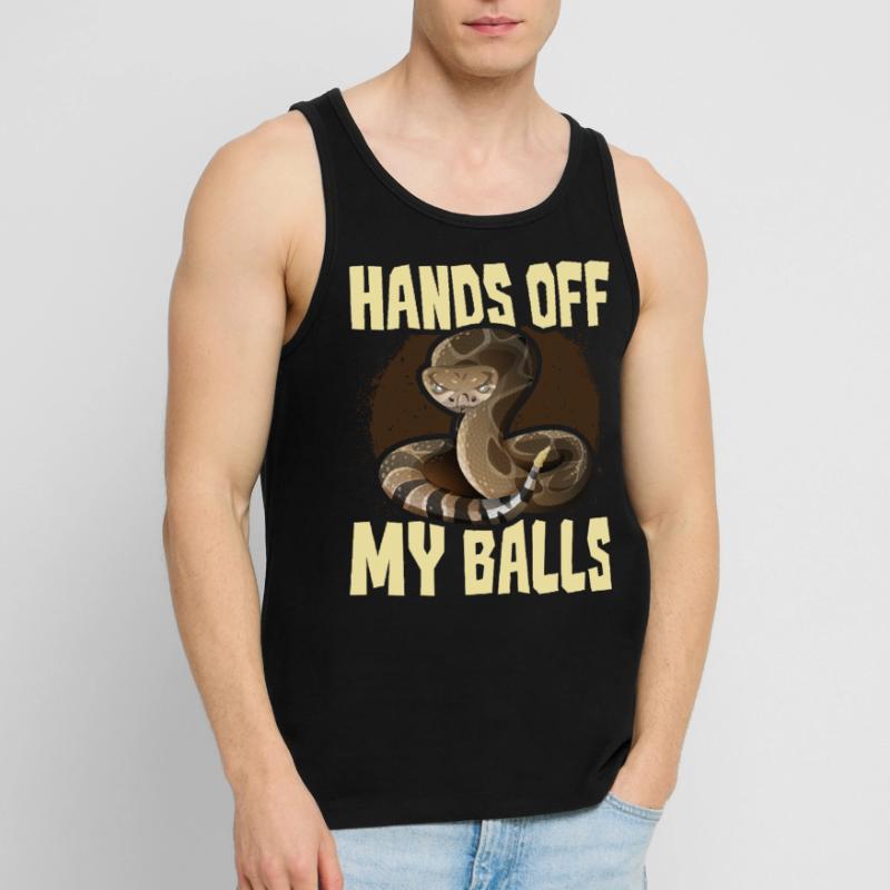 Kugelpython Schlange Männer Premium Bio Tank Top
