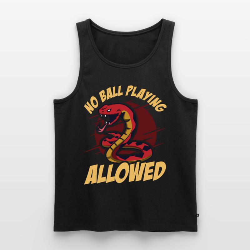 Ball Python Snake Men's Premium Organic Tank Top