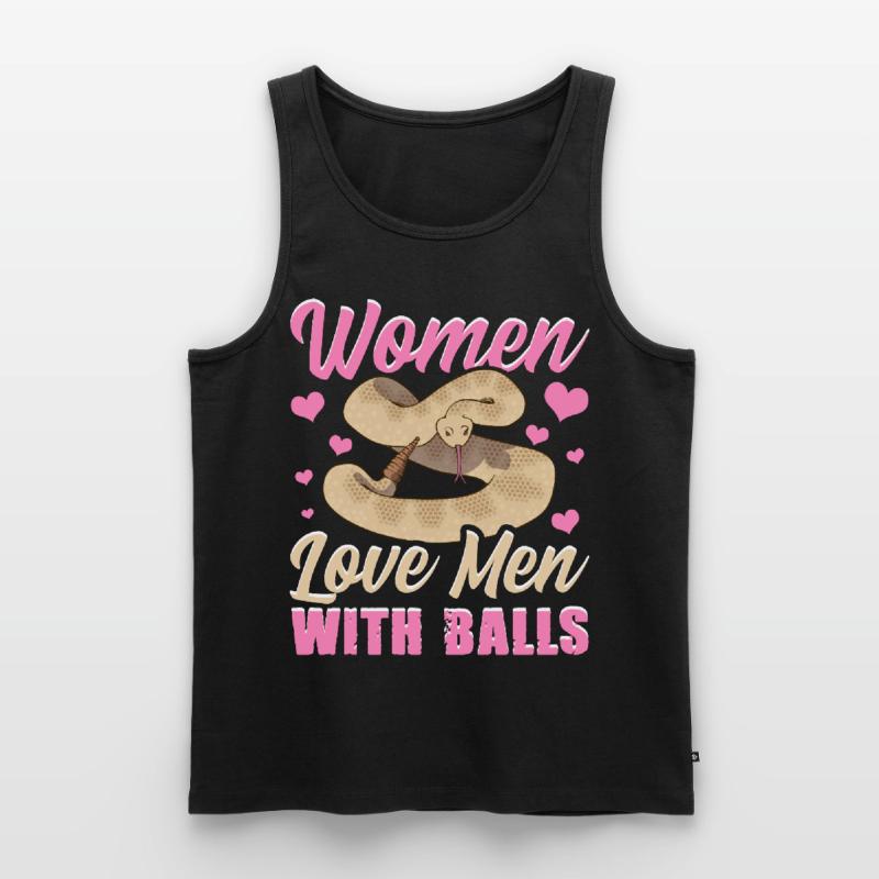 Kugelpython Schlange Männer Premium Bio Tank Top