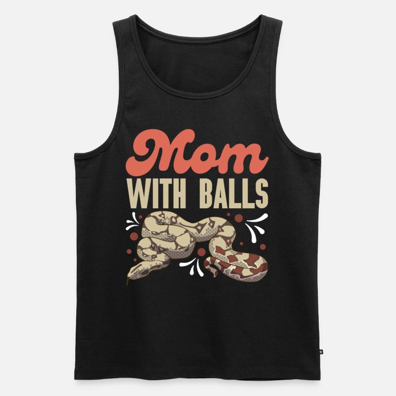 Serpent python boule - Débardeur bio Premium Homme - noir