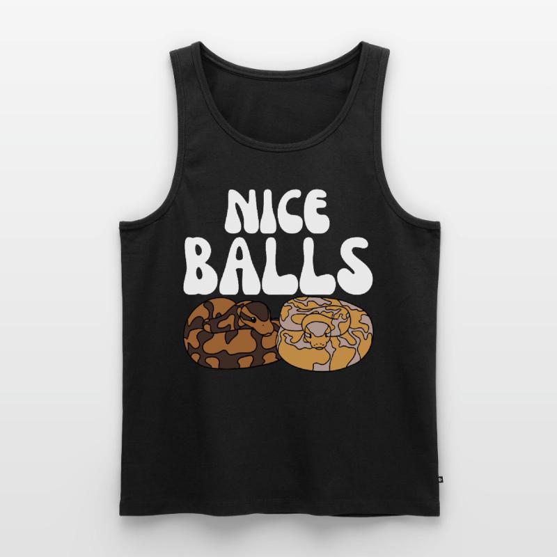 Kugelpython Schlange Männer Premium Bio Tank Top