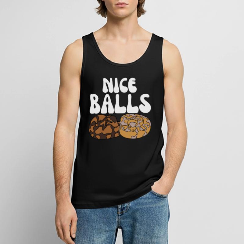 Kugelpython Schlange Männer Premium Bio Tank Top