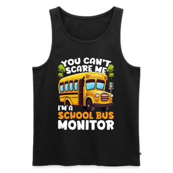 Schulbusfahrer Busfahrer Busbegleiter - Männer Premium Bio Tank Top - Schwarz - Vorne - AI Model Male 178 light (178cm)