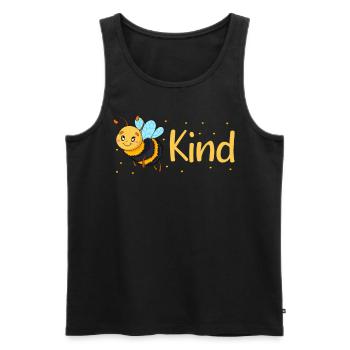 Bee Child - Men's Premium Organic Tank Top - black - Front - AI Model Male 178 light (178cm)