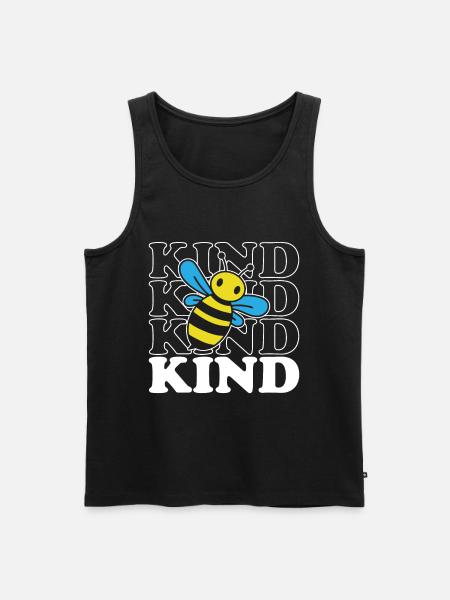 Bee Child - Men's Premium Organic Tank Top - black