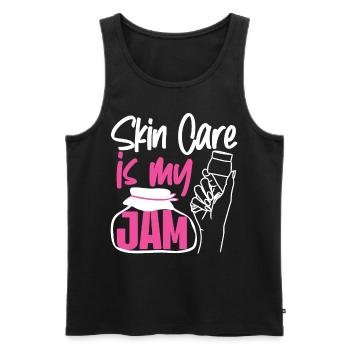 Cute Licensed Esthetician Skincare - Männer Premium Bio Tank Top - Schwarz - Vorne - Michal (187cm)