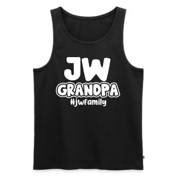 Die Zeugen Jehovas - Männer Premium Bio Tank Top - Schwarz - Vorne - AI Model Male 178 light (178cm)