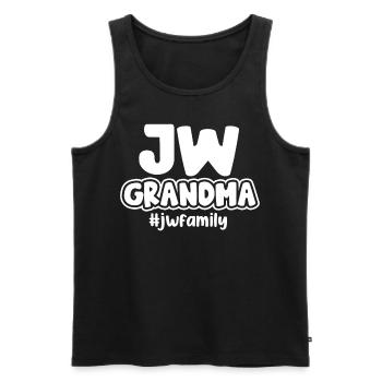 Die Zeugen Jehovas - Männer Premium Bio Tank Top - Schwarz - Vorne - AI Model Male 178 light (178cm)