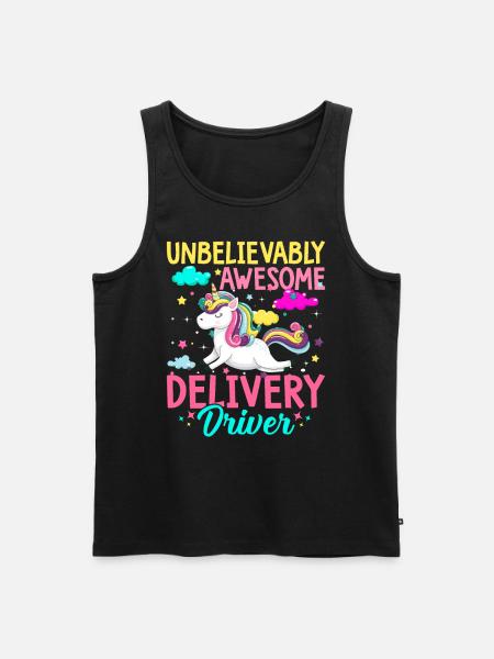 Ingenious delivery driver appreciation expert - Men's Premium Organic Tank Top - black