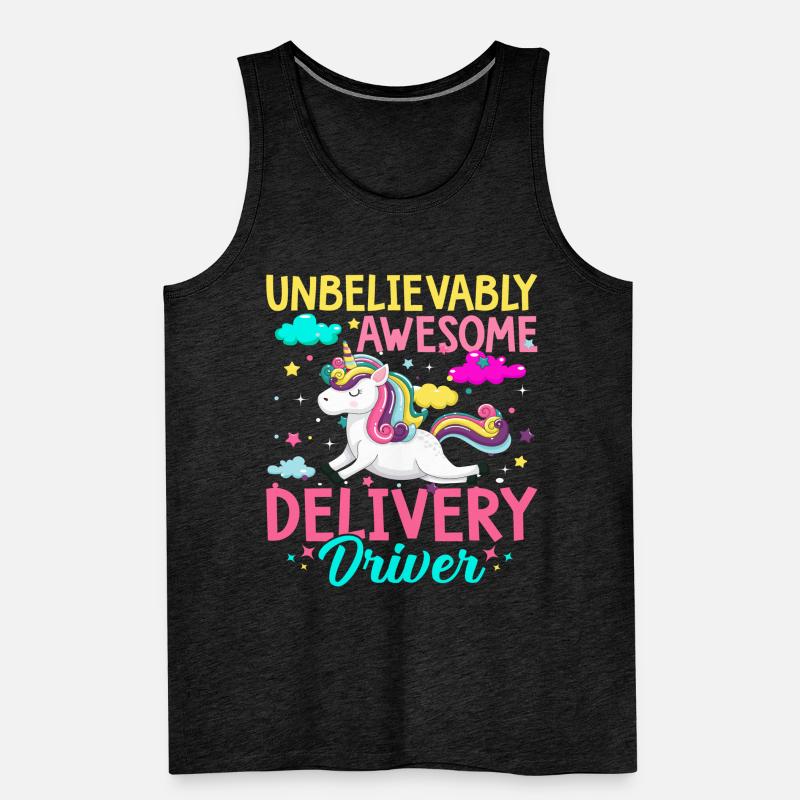 Ingenious delivery driver appreciation expert Men's Premium Organic Tank Top