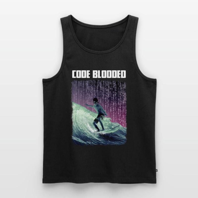 Code blooded Männer Premium Bio Tank Top