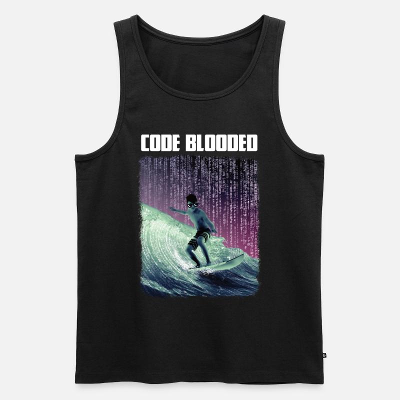 Code sanglé - Débardeur bio Premium Homme - noir