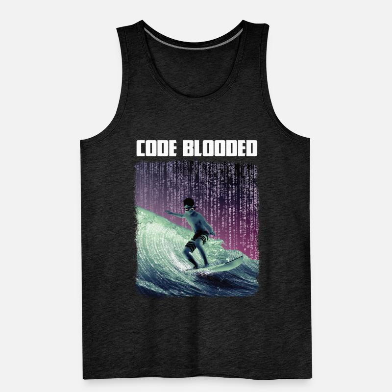 Code blooded Männer Premium Bio Tank Top