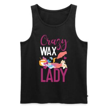 Cute Esthetician Skincare - Männer Premium Bio Tank Top - Schwarz - Vorne - Michal (187cm)