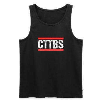 Cottbus Cottbuserin Cottbuser Stadt Cottbus - Männer Premium Bio Tank Top - Schwarz - Vorne - Michal (187cm)