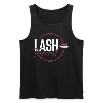 Esthetician Skincare Beautician - Männer Premium Bio Tank Top - Schwarz - Vorne - Michal (187cm)
