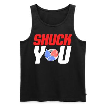 Lustiges Cornhole Corn Hole - Männer Premium Bio Tank Top - Schwarz - Vorne - AI Model Male 178 light (178cm)