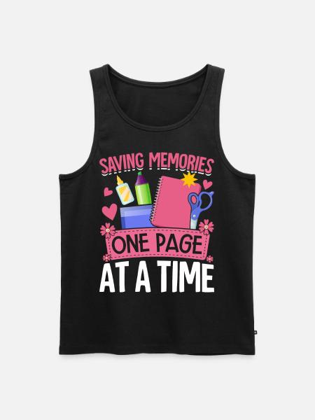 Scrapbooking Scrapbooker - Men's Premium Organic Tank Top - black